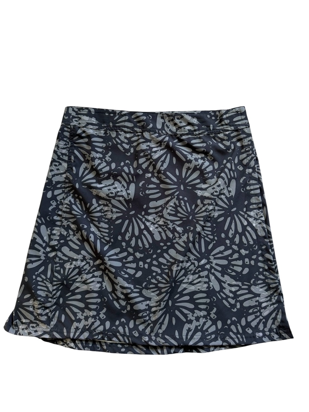 Ripskirt Hawaii Wrap Skirt Medium Shibori Charcoal Beach Outdoor Travel NWOT